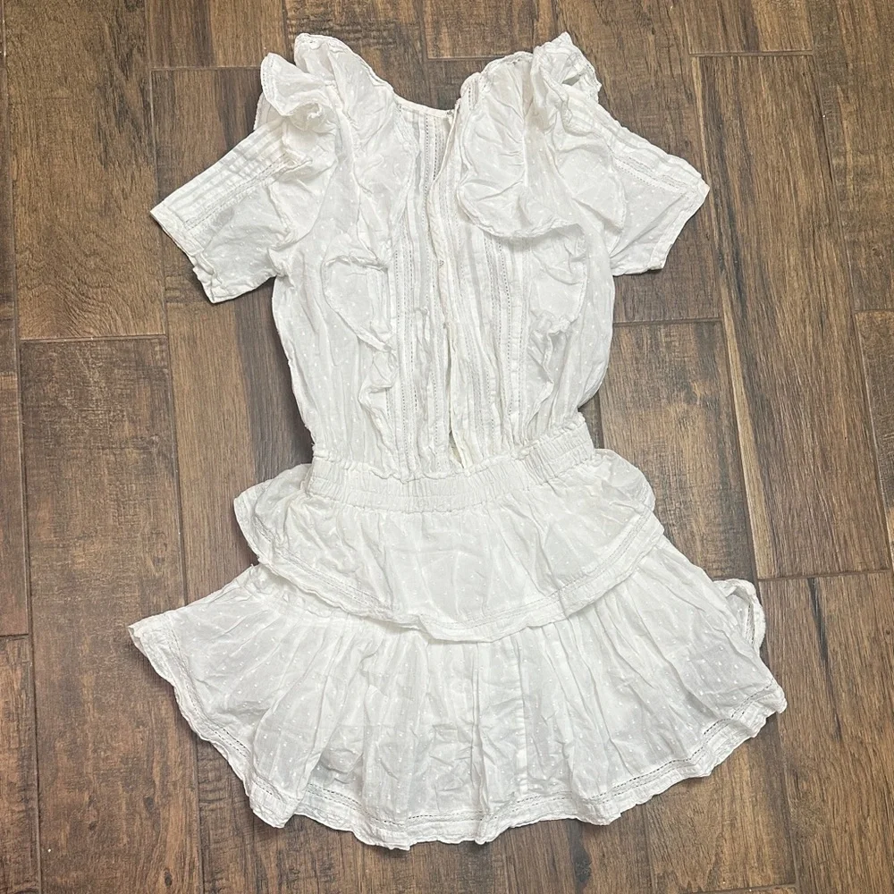 Love shack fancy Natasha Ruffle Tiered Minidress
LoveShackFancy - Picture 3 of 7